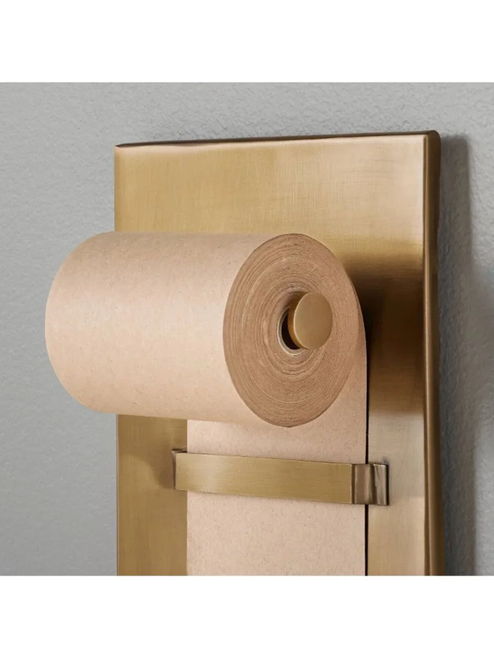 Brushed Metal Paper Roll Holder Brass - Hearth & Hand Magnolia, Target